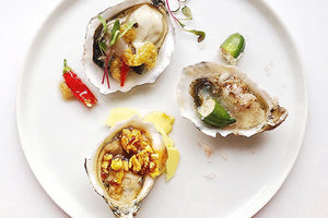 Oysters three ways